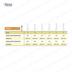[GM rotary carbide bur (HP)] ROUND